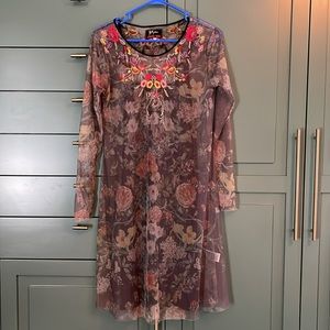 Johnny Was BIYA dress and slip